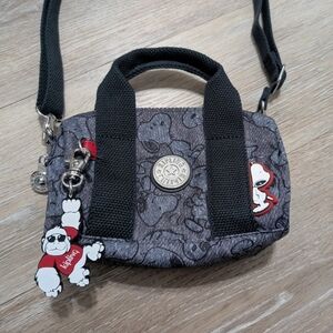 Kipling x Peanuts Snoopy Bina Mini Shoulder Bag Purse Cute Kawaii